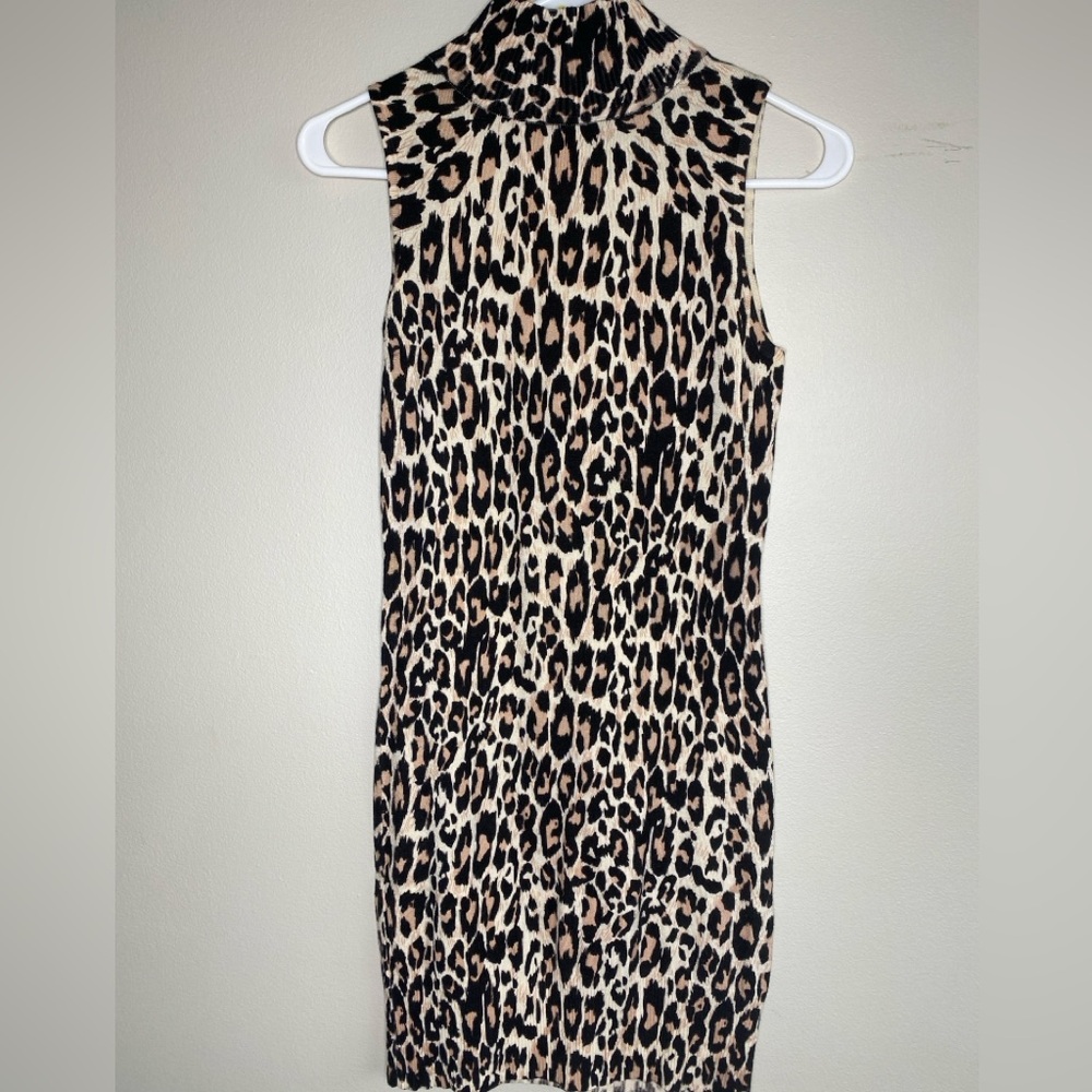 Guess leopard print dress , size Small